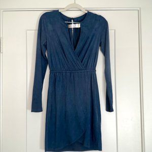 Long Sleeve Mini Wrap with V-neck SMALL